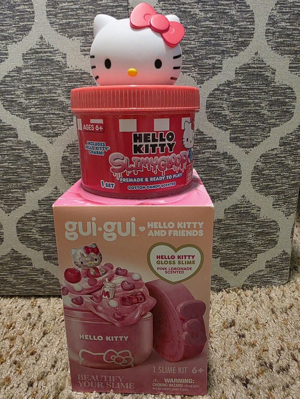 Hello Kitty Slime Bundle - Gui Gui & Slimygoop Slime